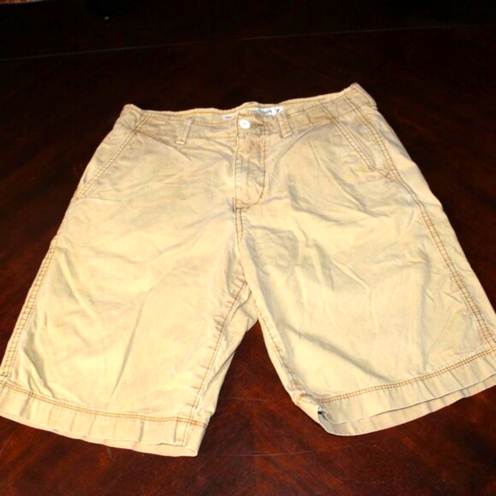 American Eagle Men's Classic Shorts, 30 | Khaki Casual
